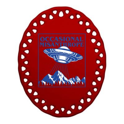 Occasional Misanthrope UFO Ceramic Oval Ornament