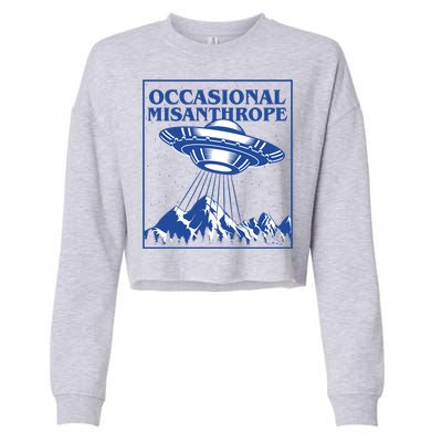 Occasional Misanthrope UFO Cropped Pullover Crew