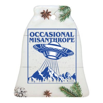 Occasional Misanthrope UFO Ceramic Bell Ornament