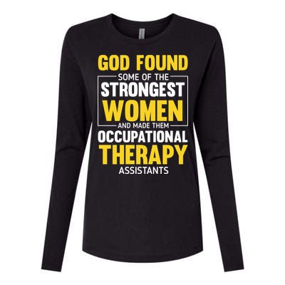 Occupational Therapy Assistants Womens Cotton Relaxed Long Sleeve T-Shirt