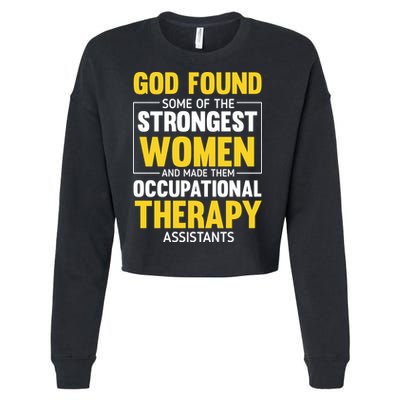 Occupational Therapy Assistants Cropped Pullover Crew