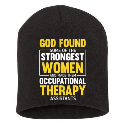 Occupational Therapy Assistants Short Acrylic Beanie