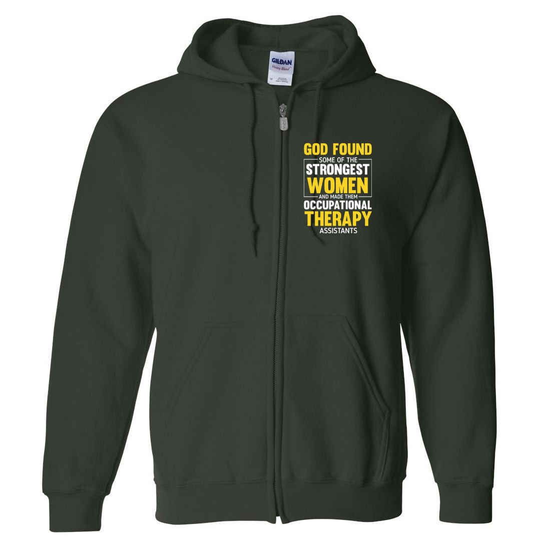 Occupational Therapy Assistants Full Zip Hoodie