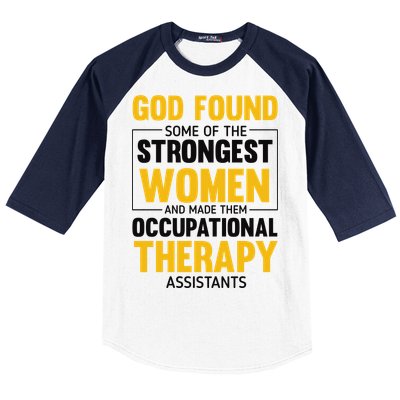 Occupational Therapy Assistants Baseball Sleeve Shirt