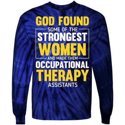 Occupational Therapy Assistants Tie-Dye Long Sleeve Shirt