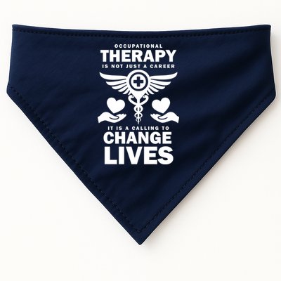 Occupational Therapy Change Lives USA-Made Doggie Bandana