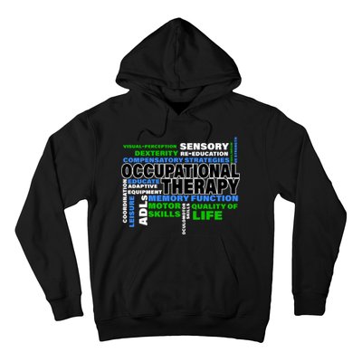 Occupational Therapy Word Cloud Hoodie