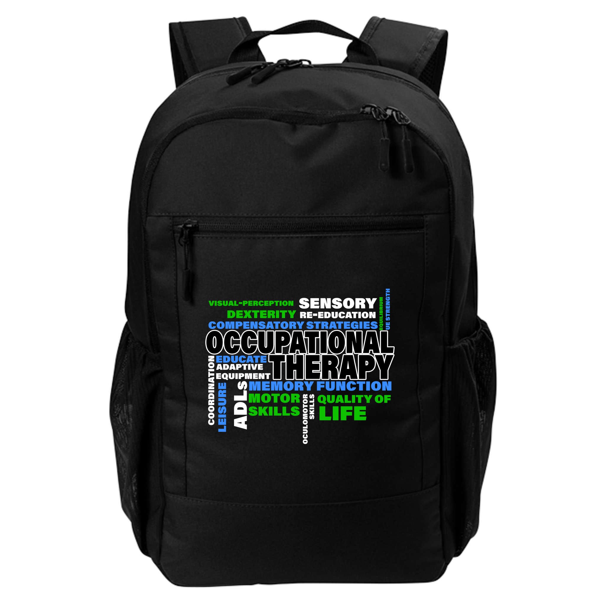 Occupational Therapy Word Cloud Backpack