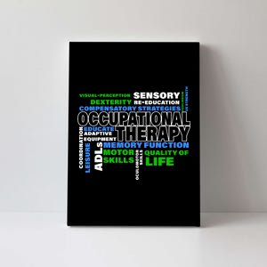 Occupational Therapy Word Cloud Canvas