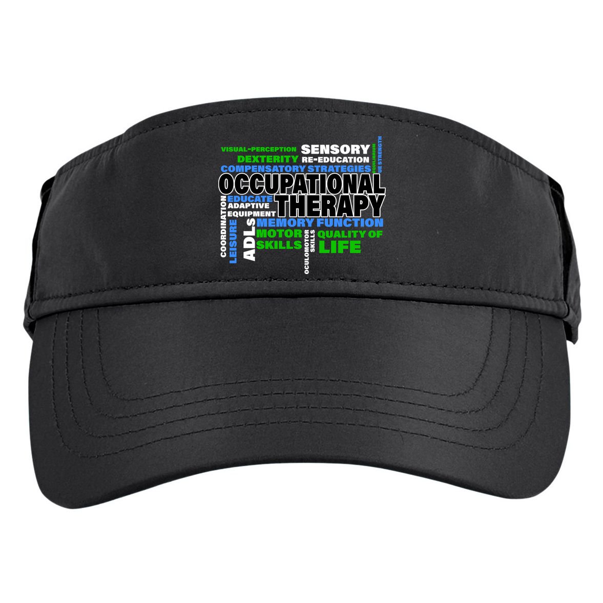 Occupational Therapy Word Cloud Adult Drive Performance Visor