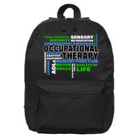 Occupational Therapy Word Cloud 16 in Basic Backpack