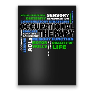 Occupational Therapy Word Cloud Poster