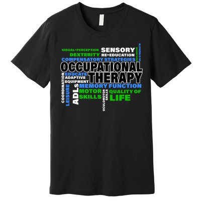 Occupational Therapy Word Cloud Premium T-Shirt