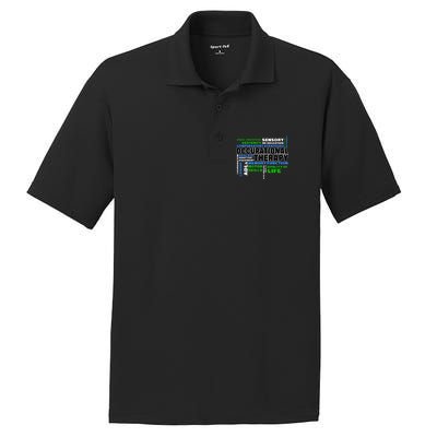 Occupational Therapy Word Cloud PosiCharge RacerMesh Polo