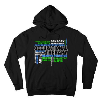 Occupational Therapy Word Cloud Tall Hoodie