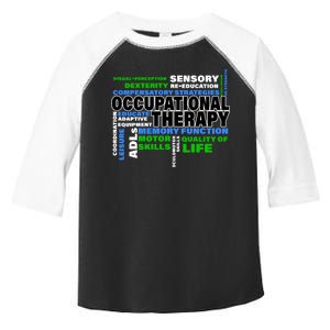 Occupational Therapy Word Cloud Toddler Fine Jersey T-Shirt