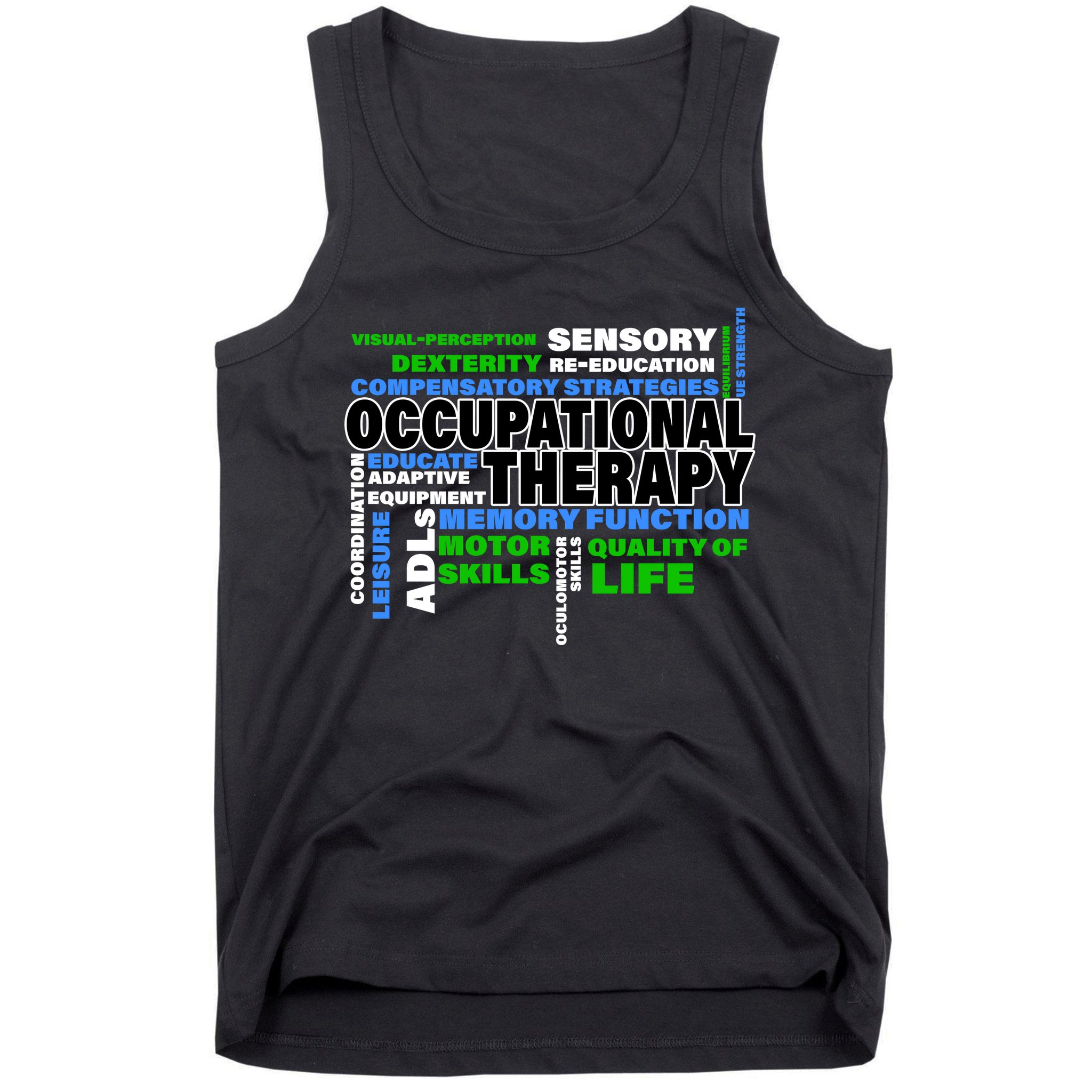 Occupational Therapy Word Cloud Tank Top