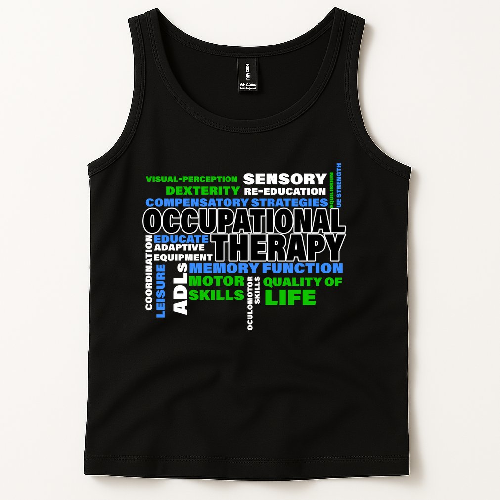Occupational Therapy Word Cloud Tank Top