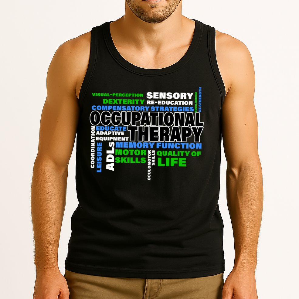 Occupational Therapy Word Cloud Tank Top
