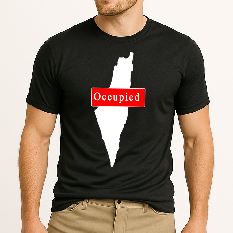 Occupied Palestine Free Gaza Anti Israel Cooling Performance Crew T-Shirt