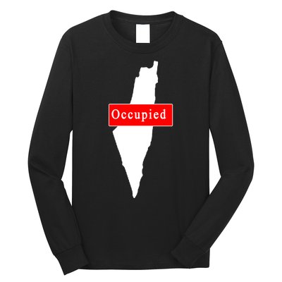 Occupied Palestine Free Gaza Anti Israel Long Sleeve Shirt