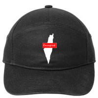 Occupied Palestine Free Gaza Anti Israel 7-Panel Snapback Hat