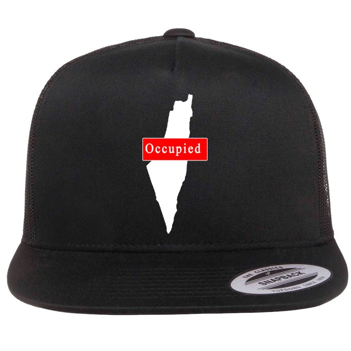 Occupied Palestine Free Gaza Anti Israel Flatbill Hat