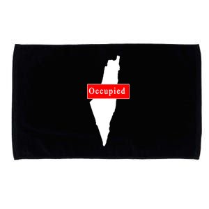 Occupied Palestine Free Gaza Anti Israel Microfiber Hand Towel