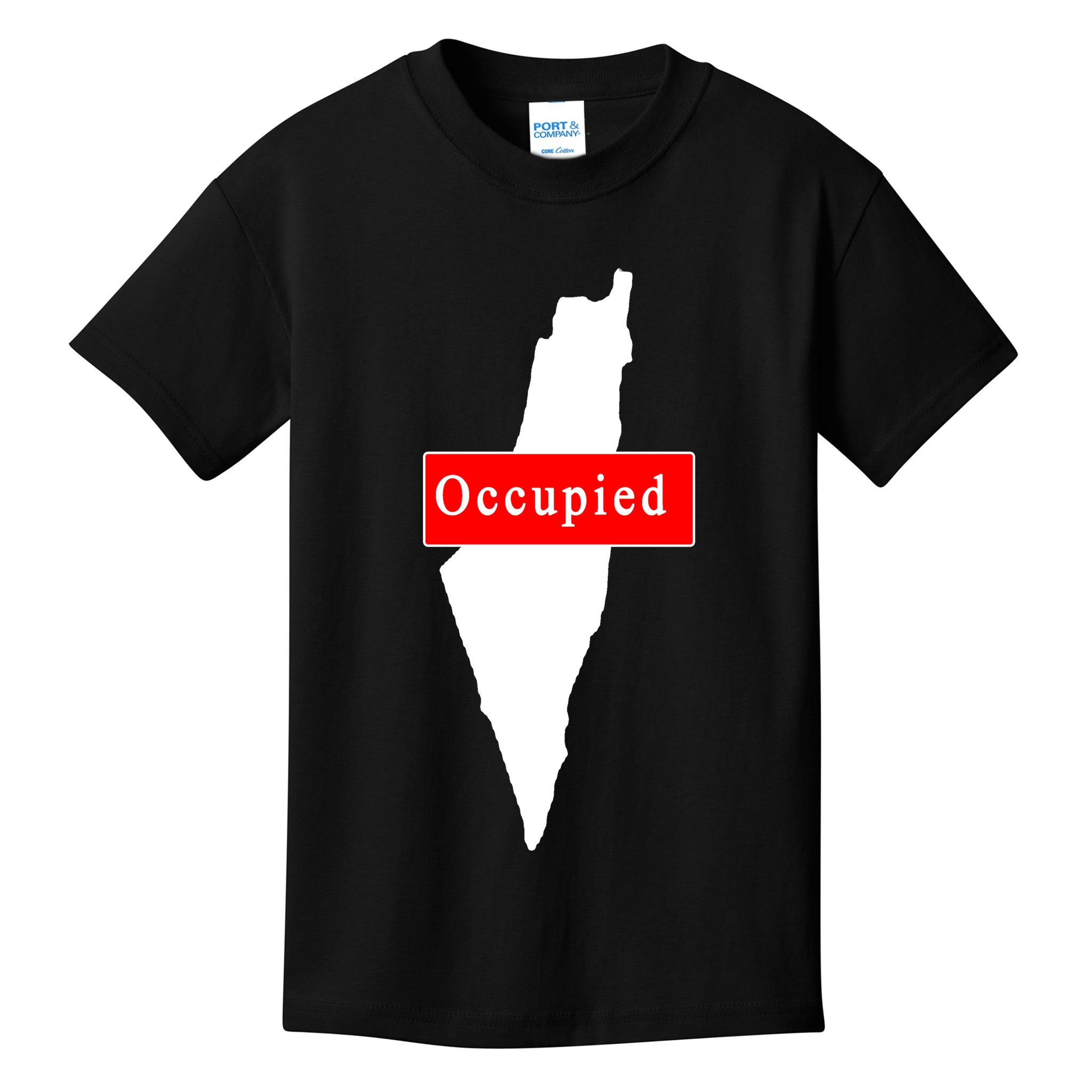Occupied Palestine Free Gaza Anti Israel Kids T-Shirt