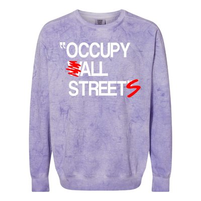 Occupy All Streets Colorblast Crewneck Sweatshirt