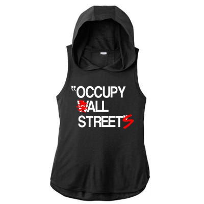 Occupy All Streets Ladies PosiCharge Tri-Blend Wicking Draft Hoodie Tank