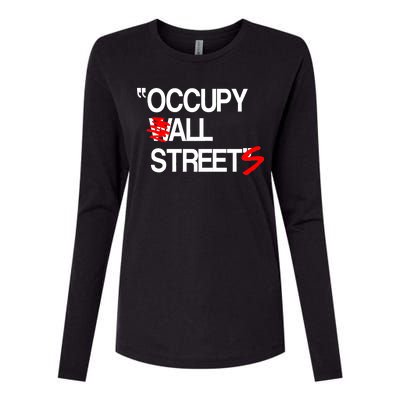 Occupy All Streets Womens Cotton Relaxed Long Sleeve T-Shirt