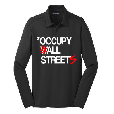 Occupy All Streets Silk Touch Performance Long Sleeve Polo