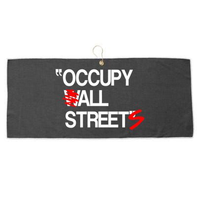 Occupy All Streets Large Microfiber Waffle Golf Towel