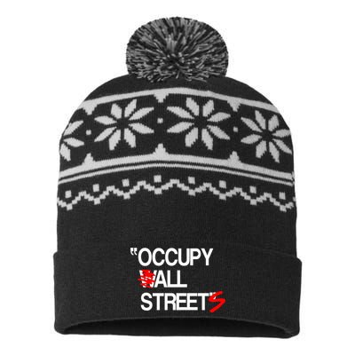 Occupy All Streets USA-Made Snowflake Beanie