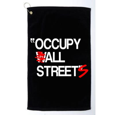 Occupy All Streets Platinum Collection Golf Towel