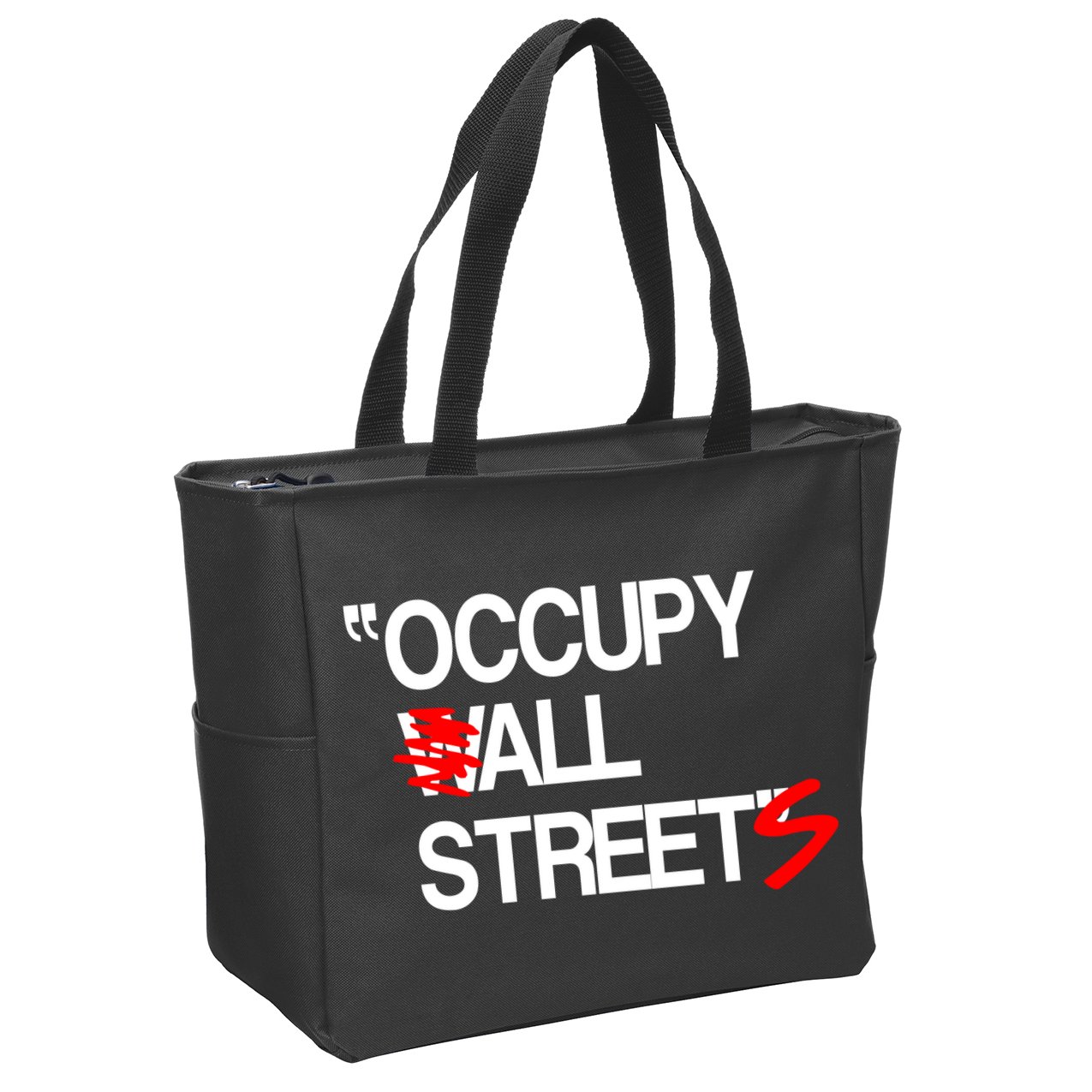 Occupy All Streets Zip Tote Bag