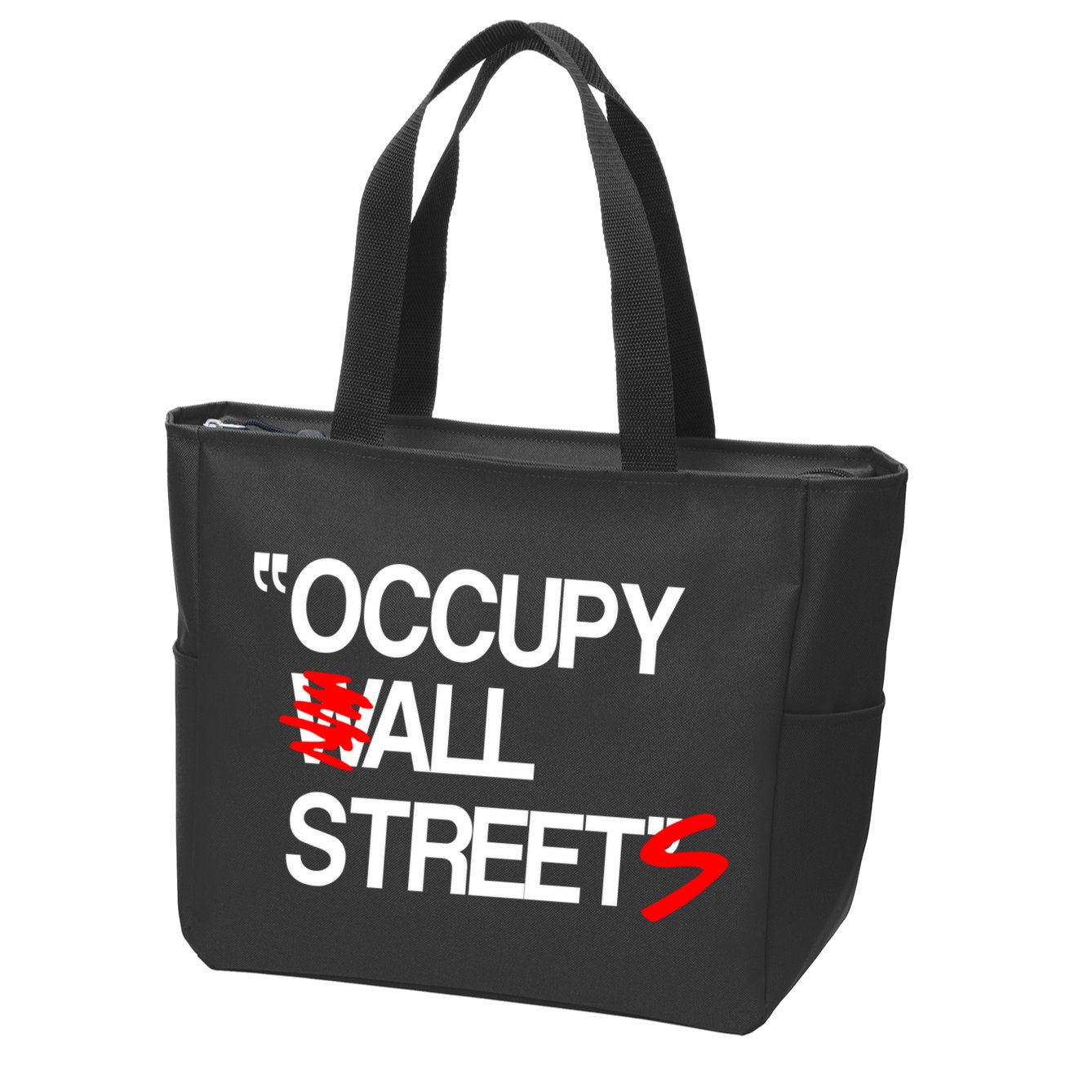 Occupy All Streets Zip Tote Bag