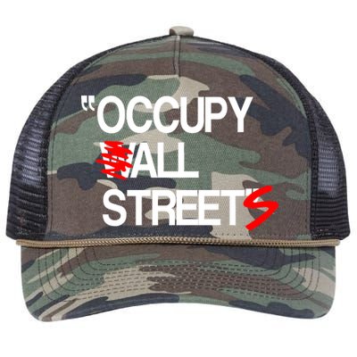 Occupy All Streets Retro Rope Trucker Hat Cap