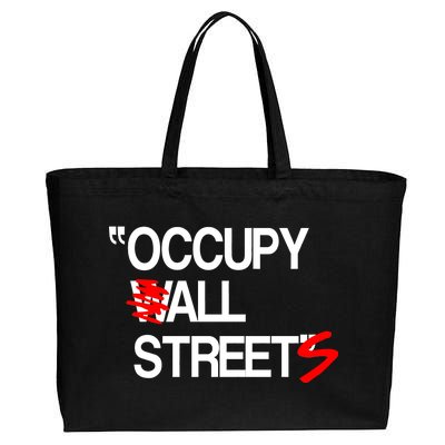 Occupy All Streets Cotton Canvas Jumbo Tote