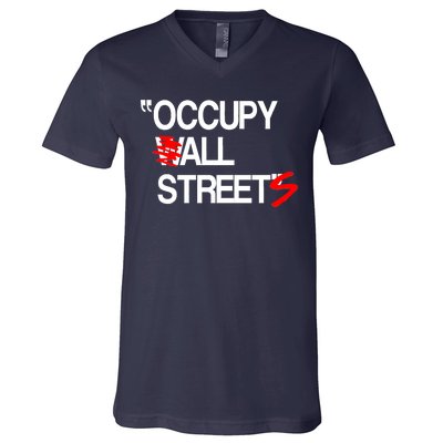 Occupy All Streets V-Neck T-Shirt