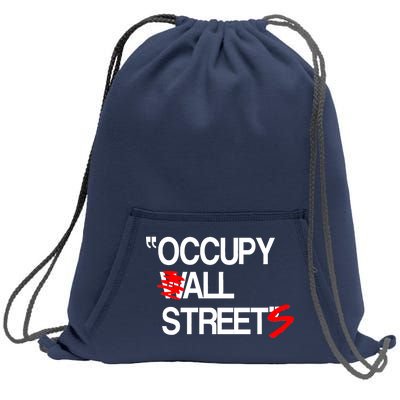 Occupy All Streets Sweatshirt Cinch Pack Bag