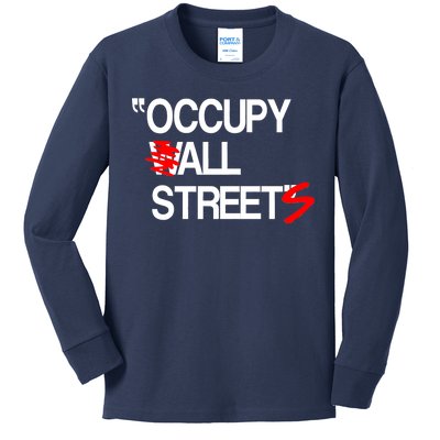 Occupy All Streets Kids Long Sleeve Shirt