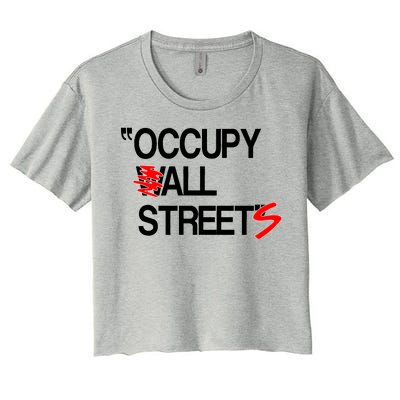 Occupy All Streets Women's Crop Top Tee