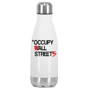 Occupy All Streets Stainless Steel Insulated Water Bottle