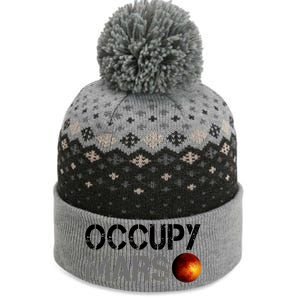 Occupy Mars The Baniff Cuffed Pom Beanie