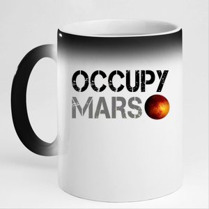 Occupy Mars 11oz Black Color Changing Mug