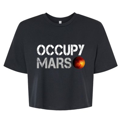 Occupy Mars Bella+Canvas Jersey Crop Tee