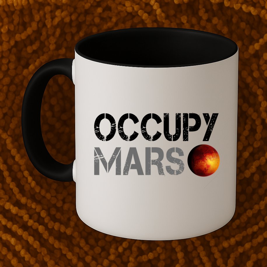 Occupy Mars Mug