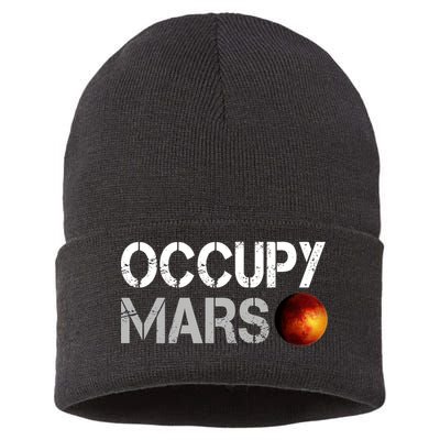 Occupy Mars Sustainable Knit Beanie
